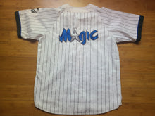 Load image into Gallery viewer, Rare Vintage Mens Starter Orlando Magic Pinstripe Jersey Size Large-White