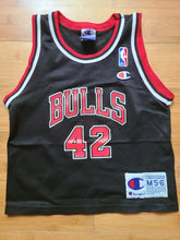 Load image into Gallery viewer, Vintage Toddler Champion Chicago Bulls Elton Brand Jersey Size Medium(5-6)-Black