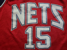 Load image into Gallery viewer, Vintage Mens Adidas New Jersey Nets Vince Carter Swingman Jersey Size XL-Red