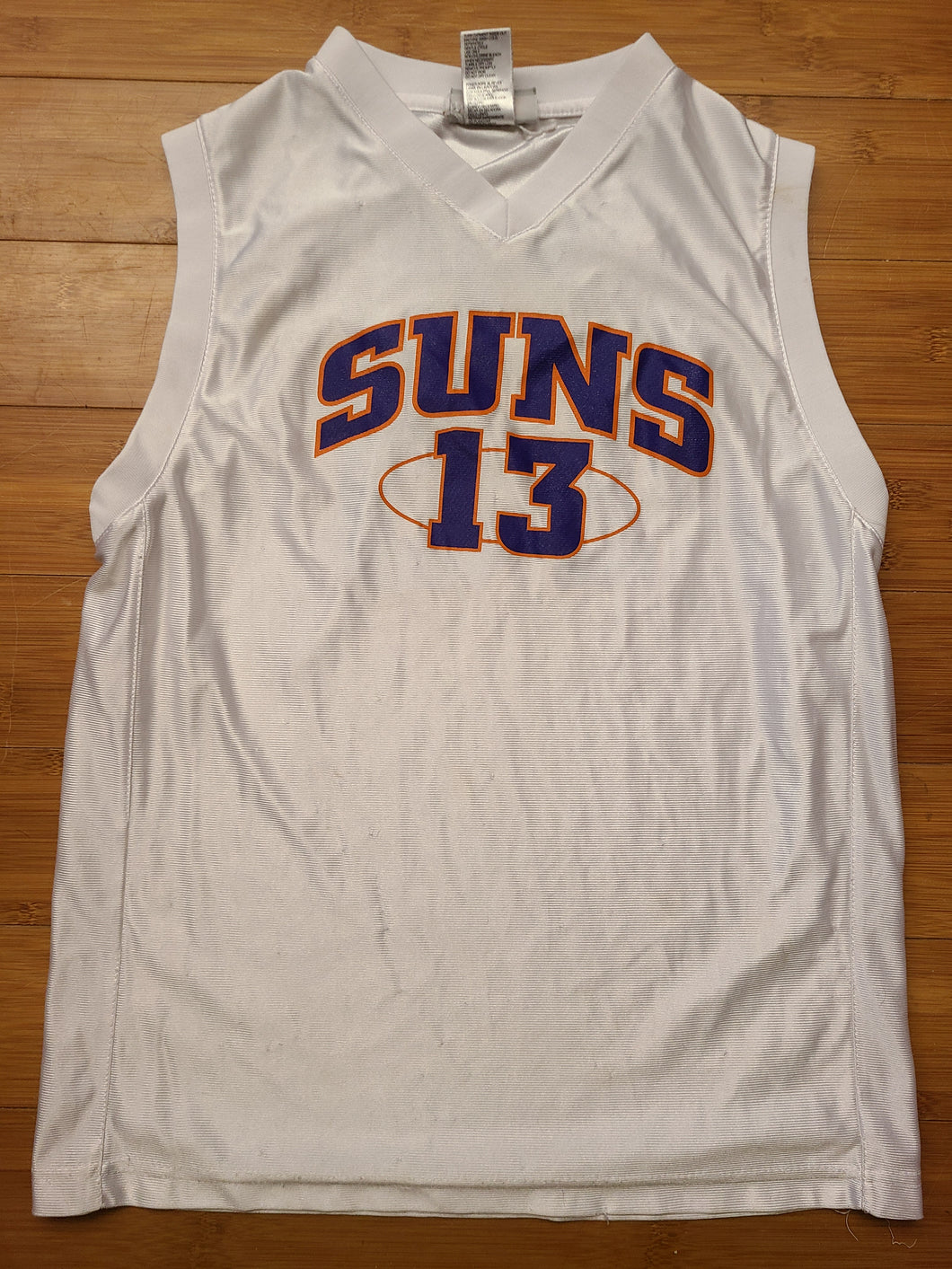 Vintage Youth NBA Phoenix Suns Steve Nash Jersey Size Large(14-16)-White.
