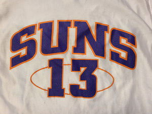 Vintage Youth NBA Phoenix Suns Steve Nash Jersey Size Large(14-16)-White.