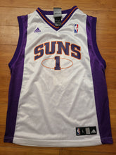 Load image into Gallery viewer, Vintage Youth Adidas Phoenix Suns Amare Stoudemire Jersey Size Large(14-16)-White.