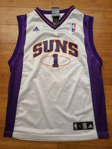 Vintage Youth Adidas Phoenix Suns Amare Stoudemire Jersey Size Large(14-16)-White.