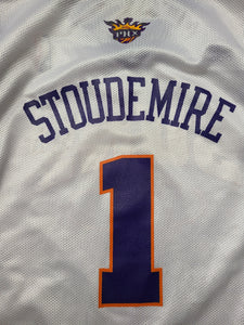 Vintage Youth Adidas Phoenix Suns Amare Stoudemire Jersey Size Large(14-16)-White.