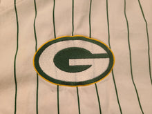 Load image into Gallery viewer, Vintage Mens Starter Green Bay Packers Pinstripe Jersey Size Large-White