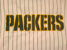 Load image into Gallery viewer, Vintage Mens Starter Green Bay Packers Pinstripe Jersey Size Large-White