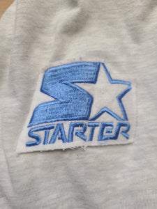 Vintage Mens Starter North Carolina Tar Heels Script Button Up Jersey Size Large-Grey