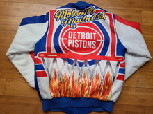 Load image into Gallery viewer, Vintage Mens Chalk Line Detroit Pistons Fanimation Jacket Size Small