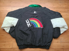 Load image into Gallery viewer, Vintage Mens Starter Hawaii Rainbow Warriors Button Up Jacket Size Medium