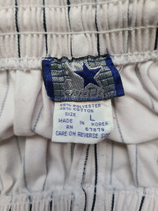 Rare Vintage Mens Starter Auburn Tigers Pinstripe Shorts Size Large-White