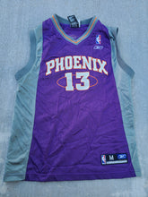 Load image into Gallery viewer, Vintage Youth Adidas Phoenix Suns Steve Nash Jersey Size Medium(10-12)-Purple