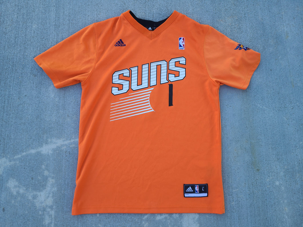 Vintage Youth Adidas Phoenix Suns Goran Dragic Sleeved Jersey Size Large-Orange