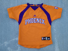 Load image into Gallery viewer, Vintage Youth Adidas Phoenix Suns Warm Up Jersey Size Small-Orange
