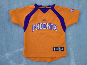 Vintage Youth Adidas Phoenix Suns Warm Up Jersey Size Small-Orange