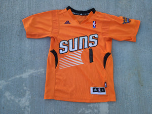 Vintage Youth Adidas Phoenix Suns Goran Dragic Sleeved Jersey Size Small-Orange
