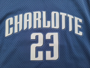 Rare Adidas Charlotte Bobcats Jason Richardson Racing Night Swingman Jersey Size XXL-Blue